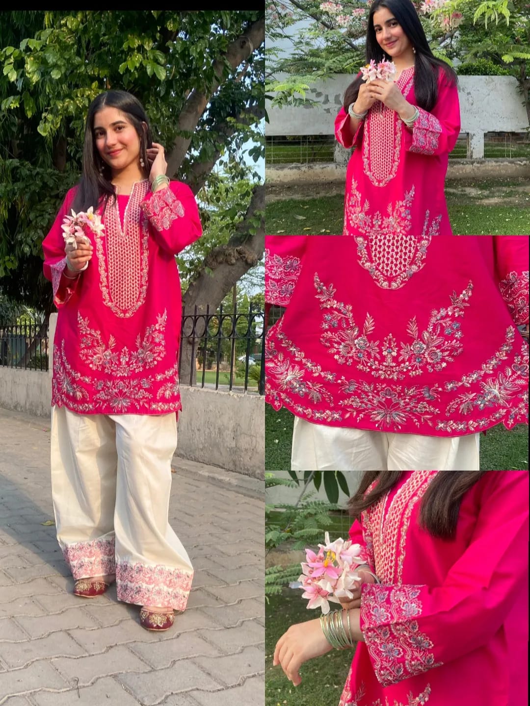 2 Piece - Embroidered Lawn Ready To Wear Co-Ord Set