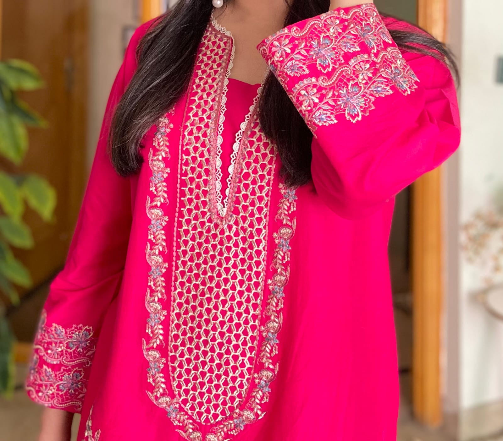 2 Piece - Embroidered Lawn Ready To Wear Co-Ord Set
