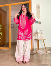 2 Piece - Embroidered Lawn Ready To Wear Co-Ord Set