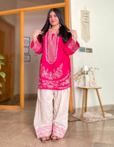 2 Piece - Embroidered Lawn Ready To Wear Co-Ord Set