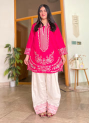 2 Piece - Embroidered Lawn Ready To Wear Co-Ord Set