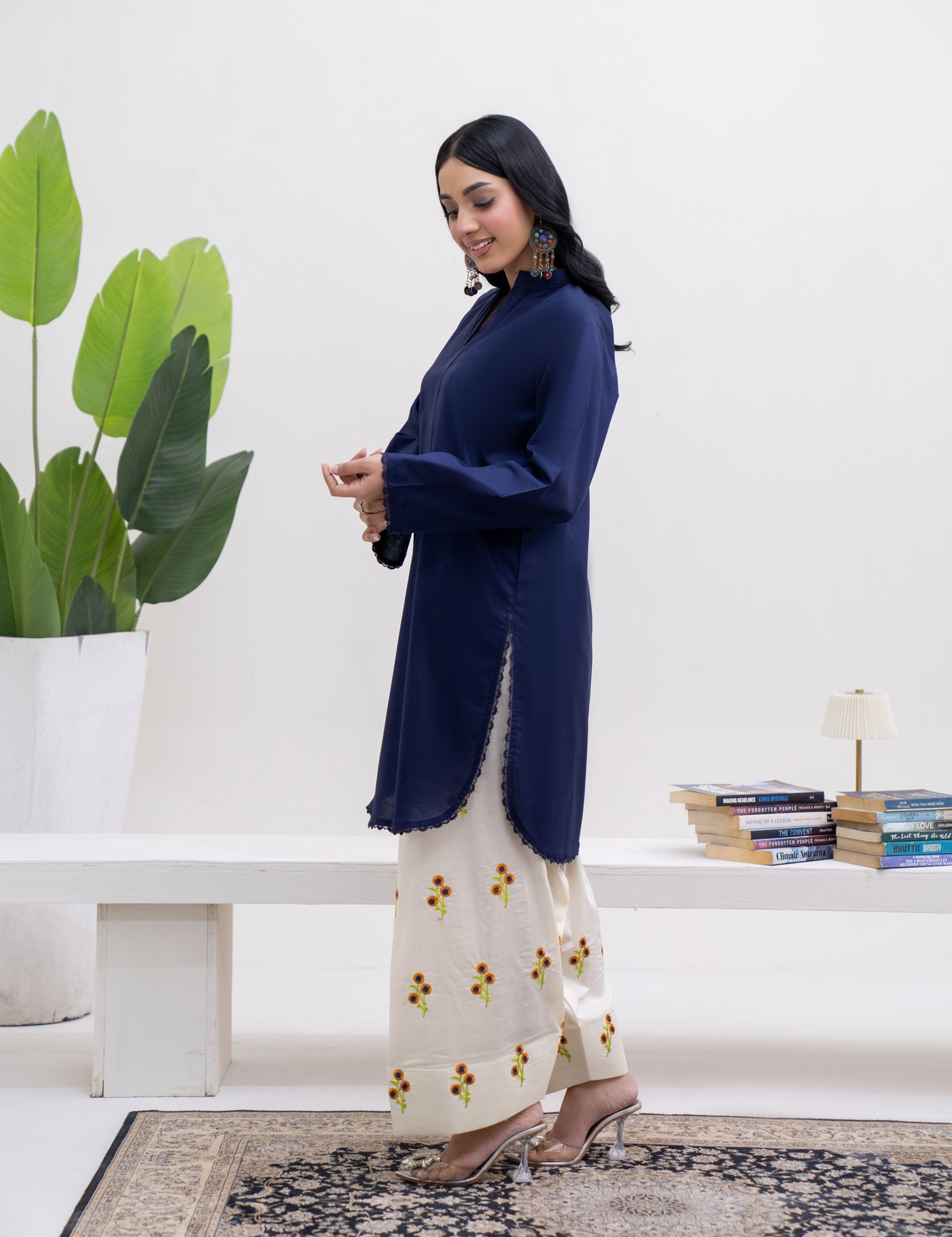 2pc navy suit