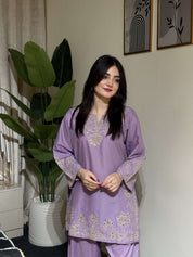2 Piece - Embroidered Lawn Ready To Wear Co-Ord Set