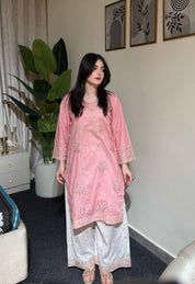 2 Piece - Embroidered Lawn Ready To Wear Co-Ord Set