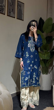 2 Piece - Embroidered Lawn Ready To Wear Co-Ord Set