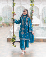2 Piece - Embroidered Lawn Suit