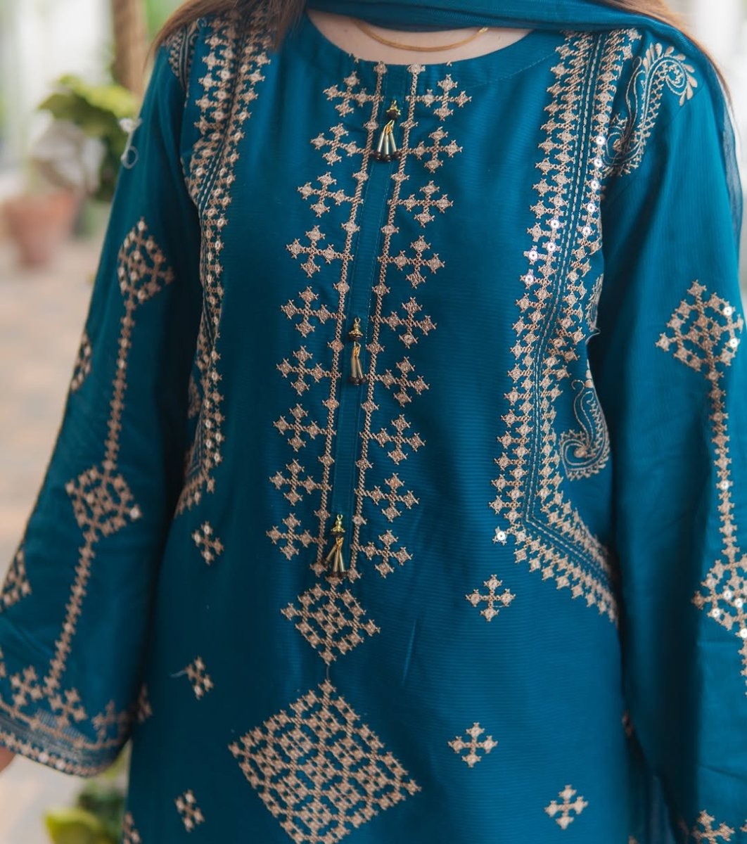 2 Piece - Embroidered Lawn Suit