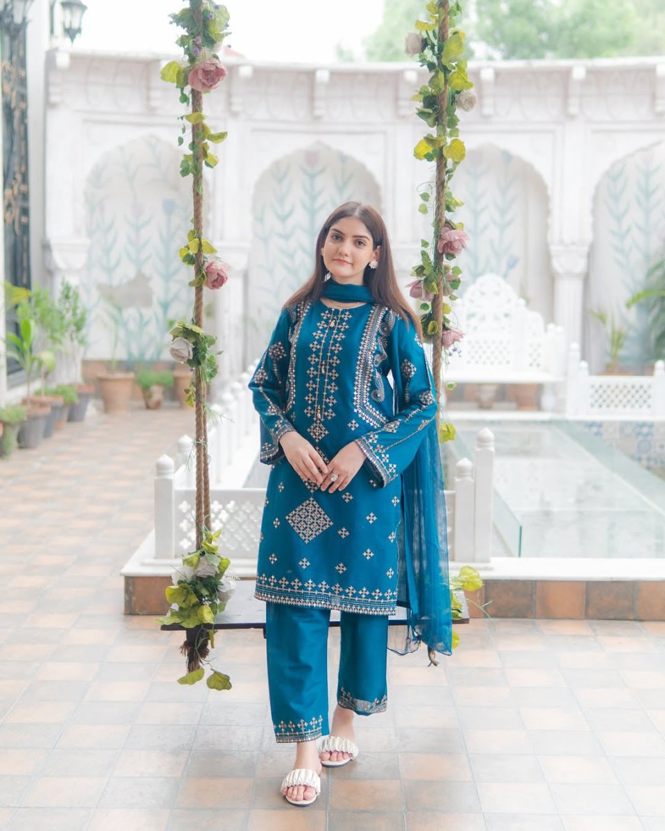2 Piece - Embroidered Lawn Suit
