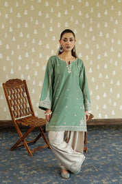 2 Piece - Embroidered Lawn Suit