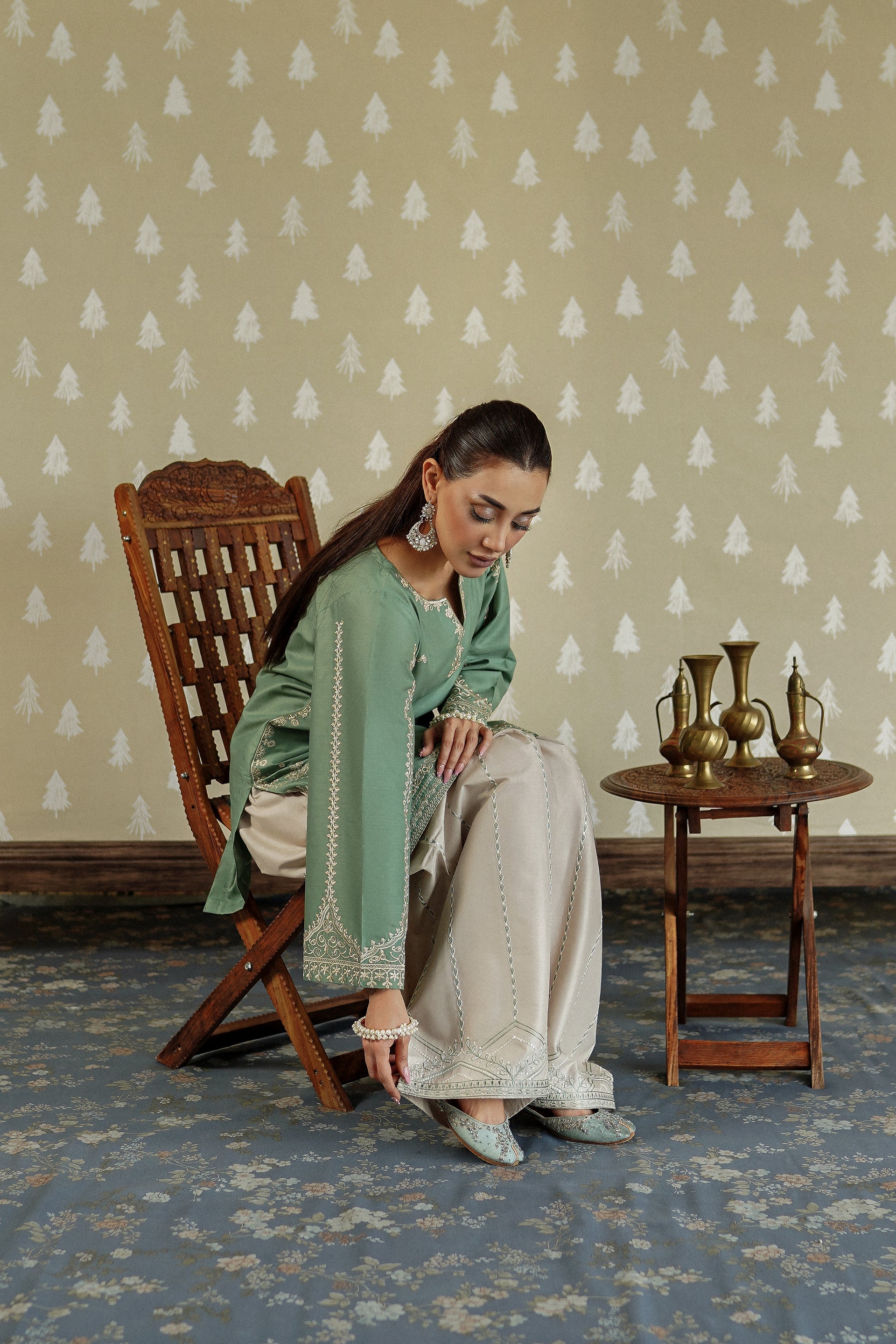 2 Piece - Embroidered Lawn Suit