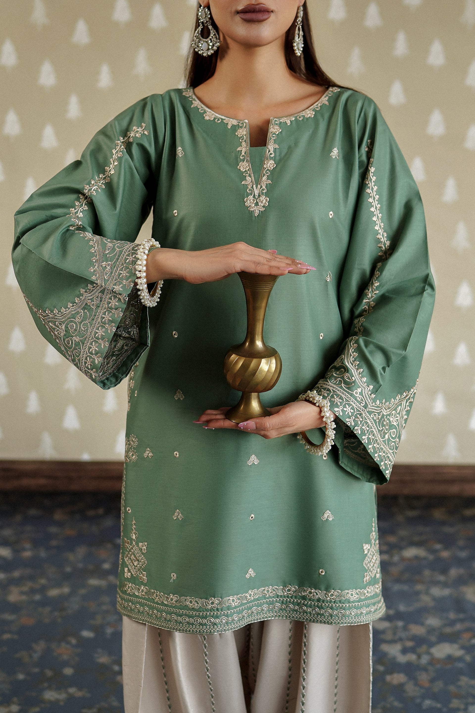 2 Piece - Embroidered Lawn Suit