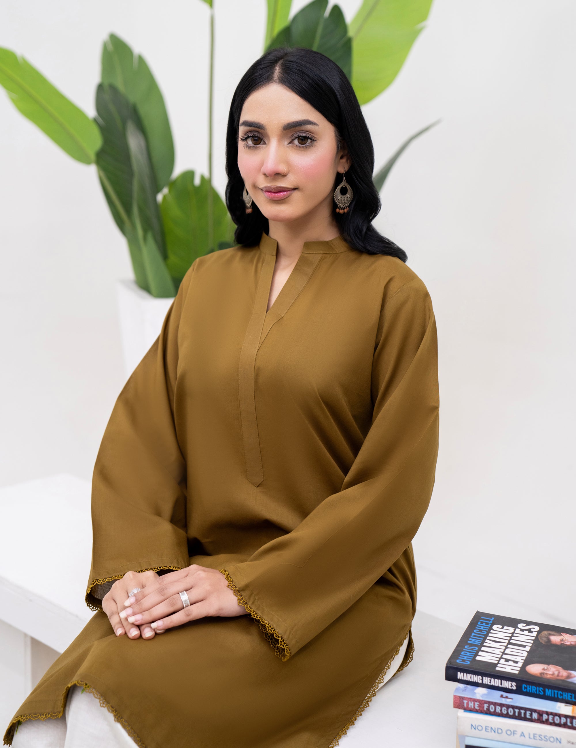 Brown Suit for eid