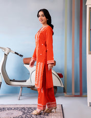 Embroidery suit 2pc